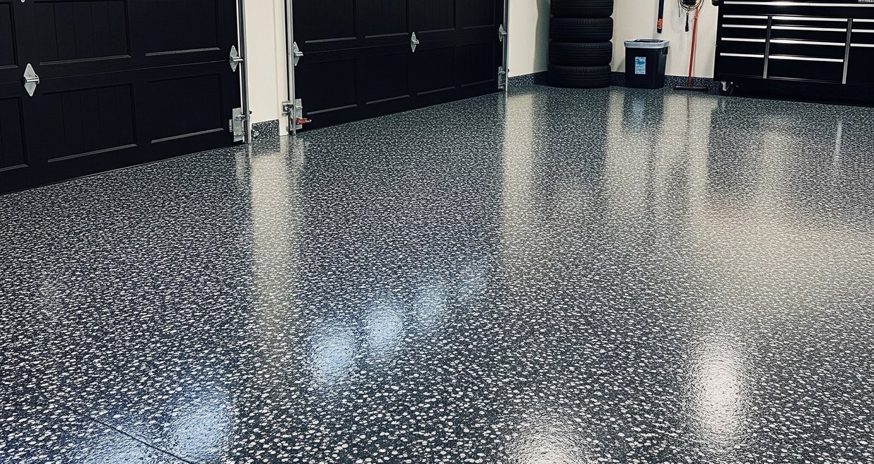 standard broom finish concrete driveway