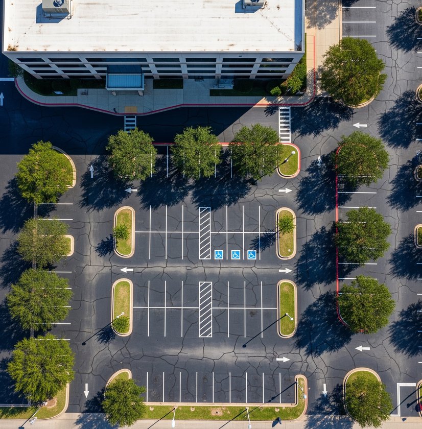 commercial parking lots